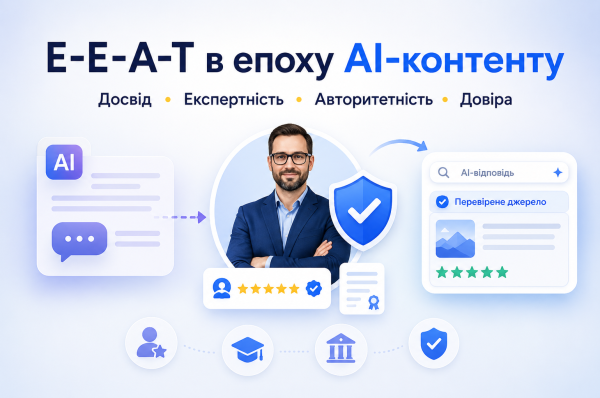 E-E-A-T на практиці: як формувати довіру до сайту та бренду в епоху AI-контенту