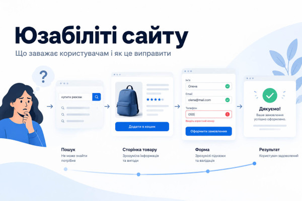 Юзабіліті сайту: що це та як зробити сайт зручнішим