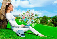 Website advertising on the Internet