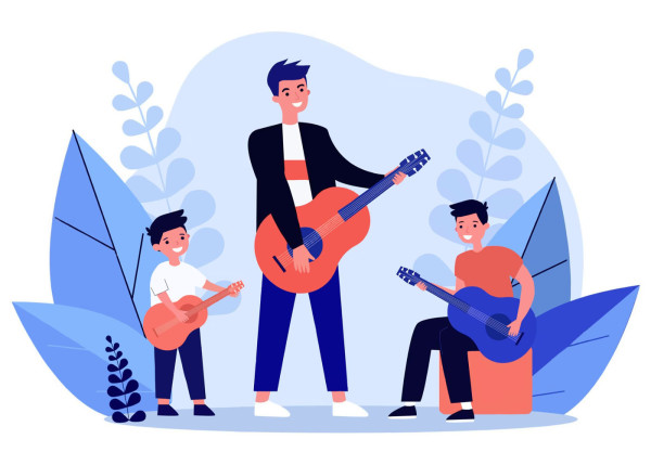 Business card website for music teachers or groups: Schedule of classes, video lessons, possibility of online consultations4