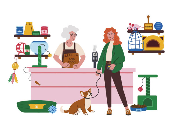 Online store for sellers of pet food and goods: Feed selection system, loyalty program, online consultations7