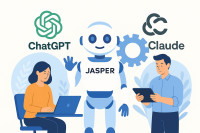 AI-контент-редакторы: как безопасно использовать ChatGPT, Jasper и Claude для бизнеса