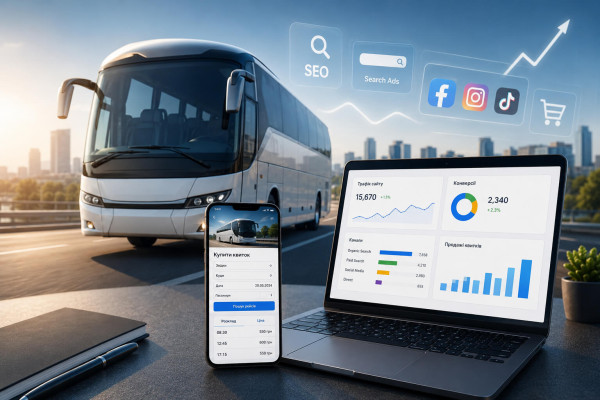 Online Advertising for Bus Transport: SEO, Google Ads, Social Media and Ticket Sales1